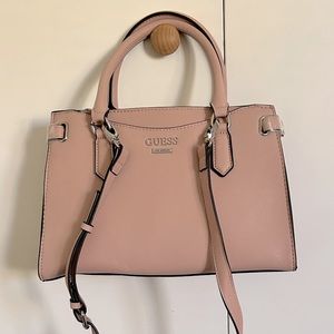 New with tags Guess Dixon style purse with wristlet included in blush (pink)